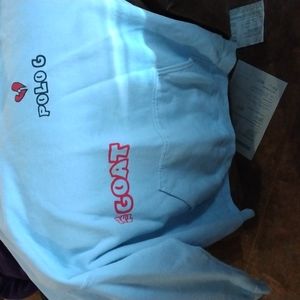 Light blue Polo hoodie